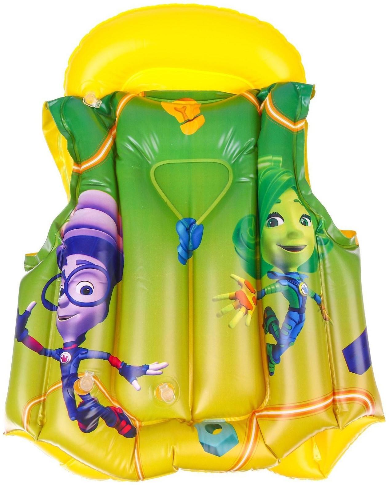 Жилет надувной для плавания, детский, Фиксики