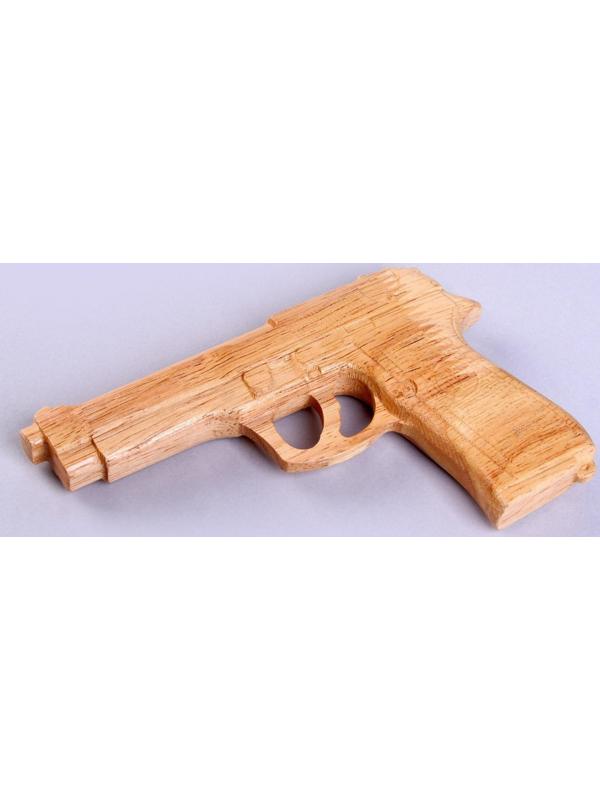 Детское деревянное оружие «Пистолет» 16,5 × 11 × 2 см