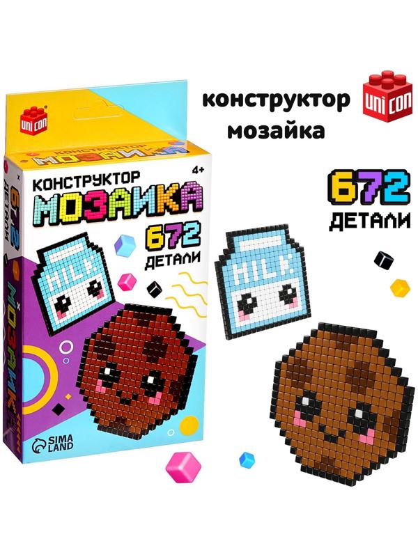 Конструктор мозаика «Pixi. Печенька», 672 детали