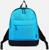 Рюкзак на молнии, наружный карман, цвет голубой
