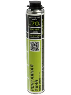 Пена монтажная Tris PRO-70, пистолетная, профессиональная, 1000 мл