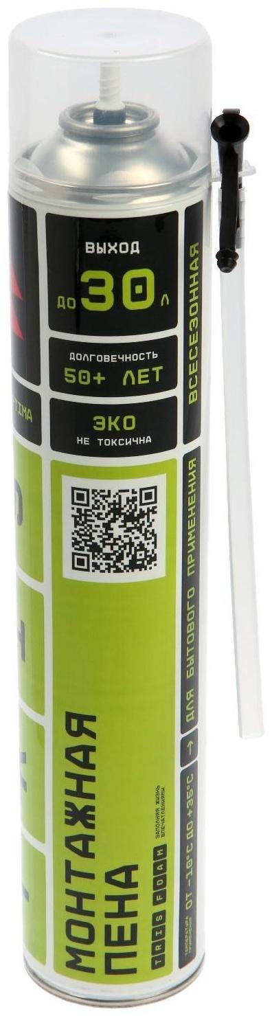 Пена монтажная Tris PRO-OPTIMA, адаптерная, бытовая, 1000 мл