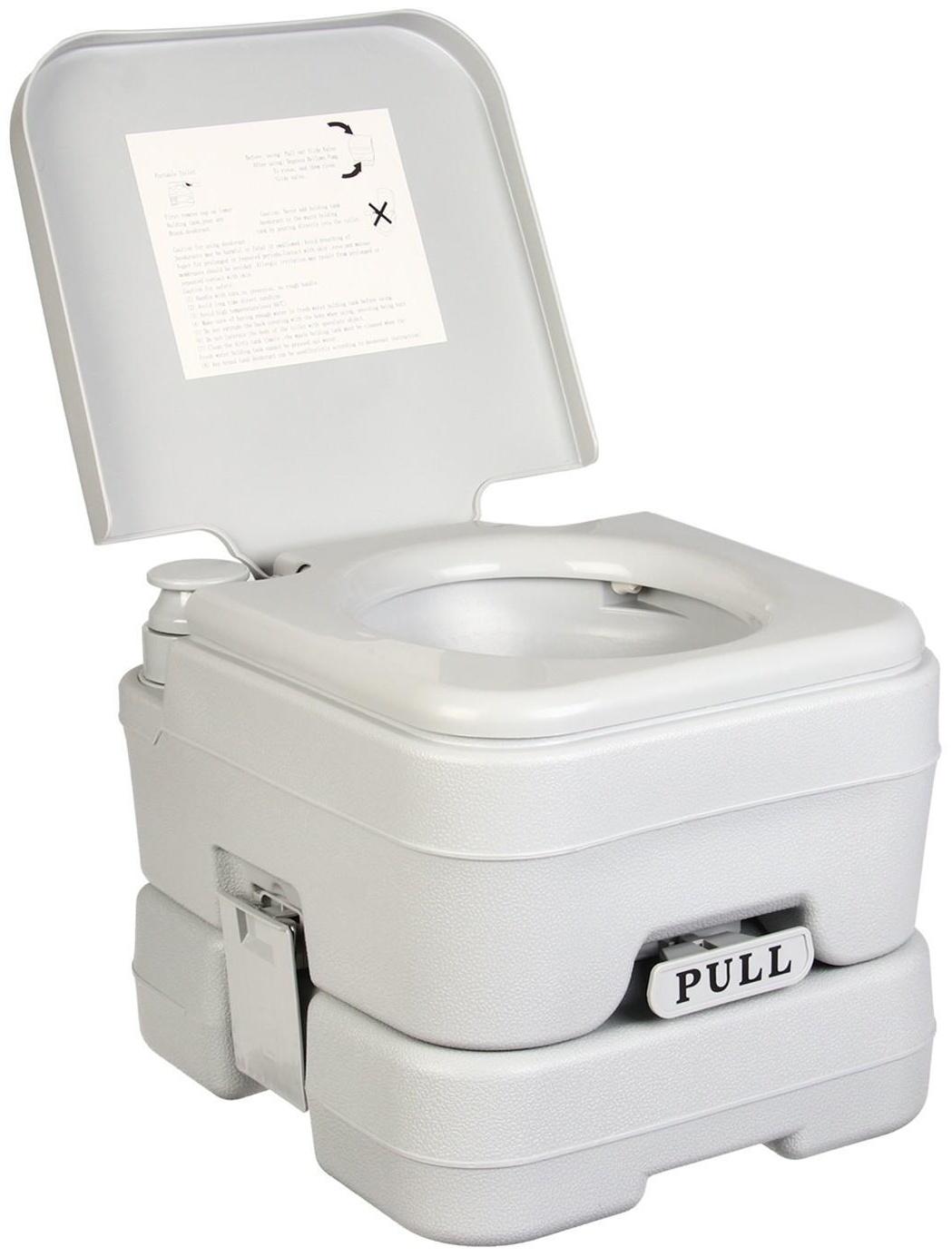 Биотуалет жидкостный, 10 л, съёмный бак, Greengo