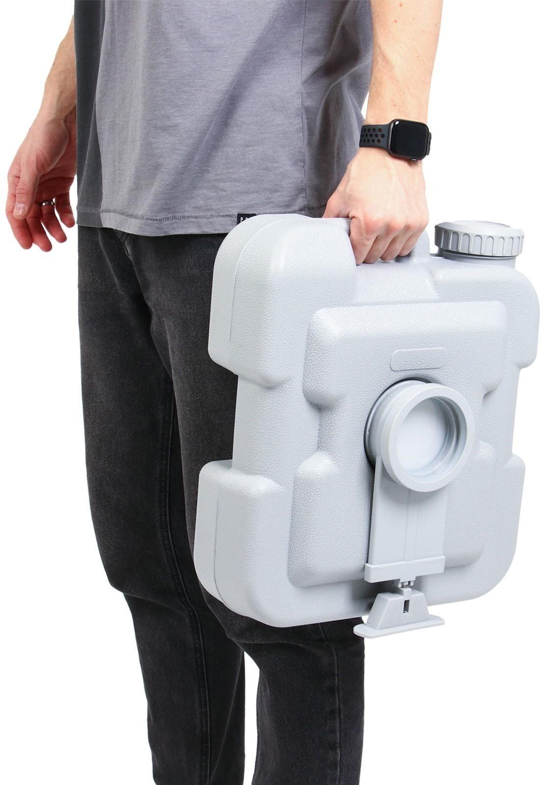 Биотуалет жидкостный, 10 л, съёмный бак, Greengo