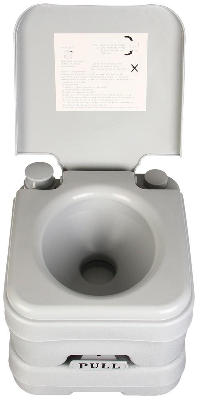 Биотуалет жидкостный, 10 л, съёмный бак, Greengo