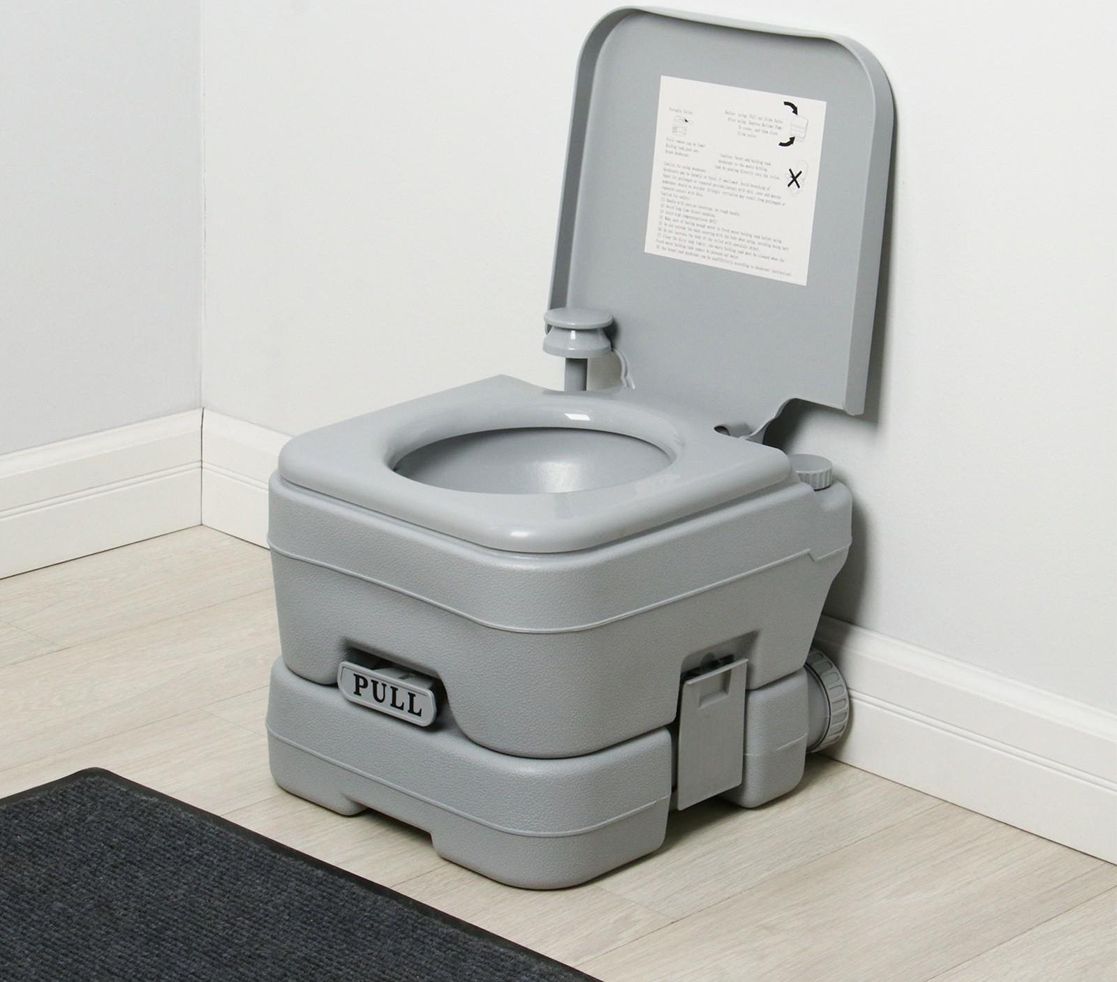 Биотуалет жидкостный, 10 л, съёмный бак, Greengo