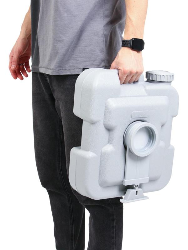 Биотуалет жидкостный, 10 л, съёмный бак, Greengo