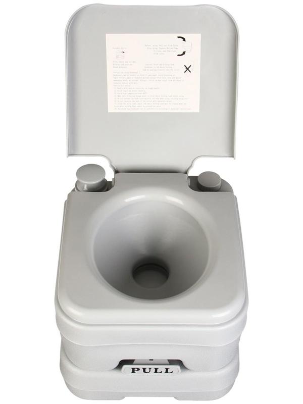 Биотуалет жидкостный, 10 л, съёмный бак, Greengo