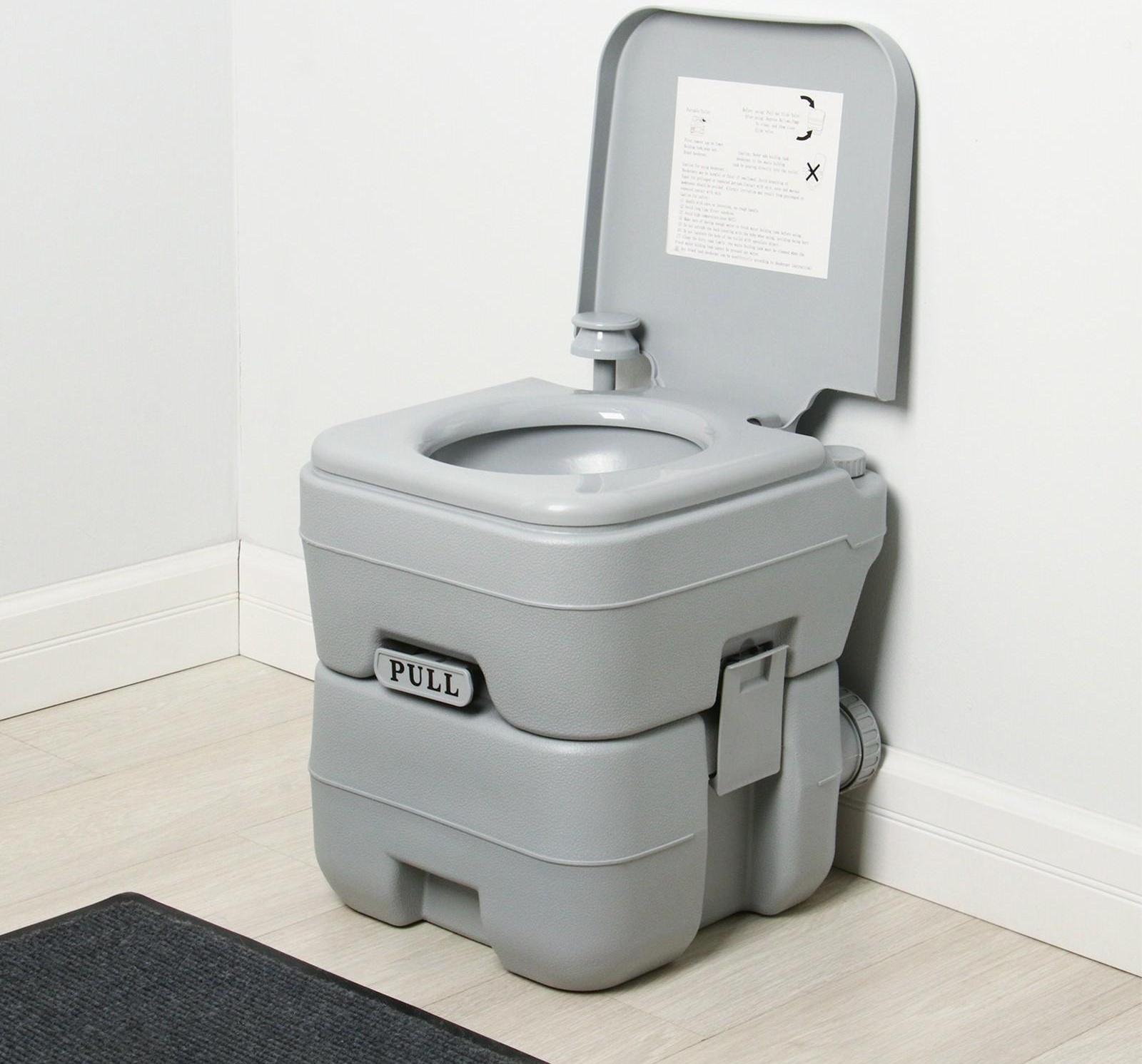 Биотуалет жидкостный, 20 л, съёмный бак, Greengo