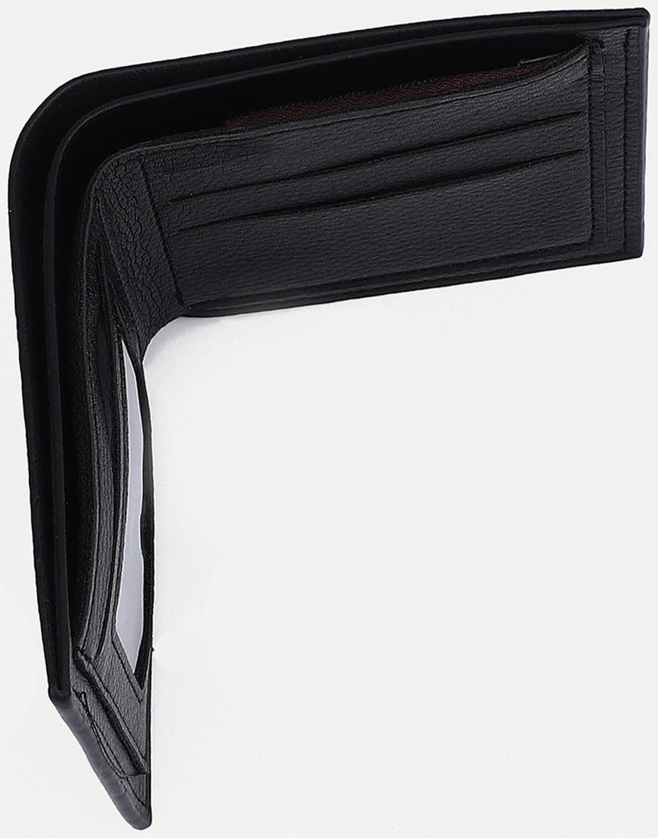 Портмоне без застёжки, отдел для монет, для карт, цвет чёрный