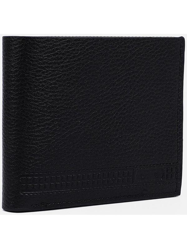 Портмоне без застёжки, отдел для монет, для карт, цвет чёрный