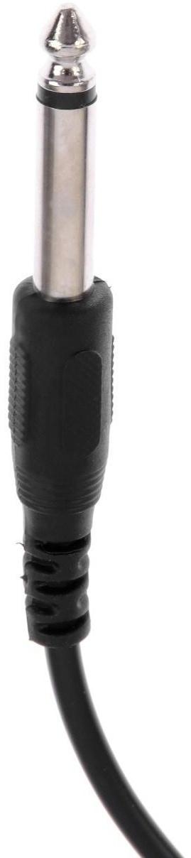 Микрофон для караоке G-105, проводной, 1.2 м, серебристый