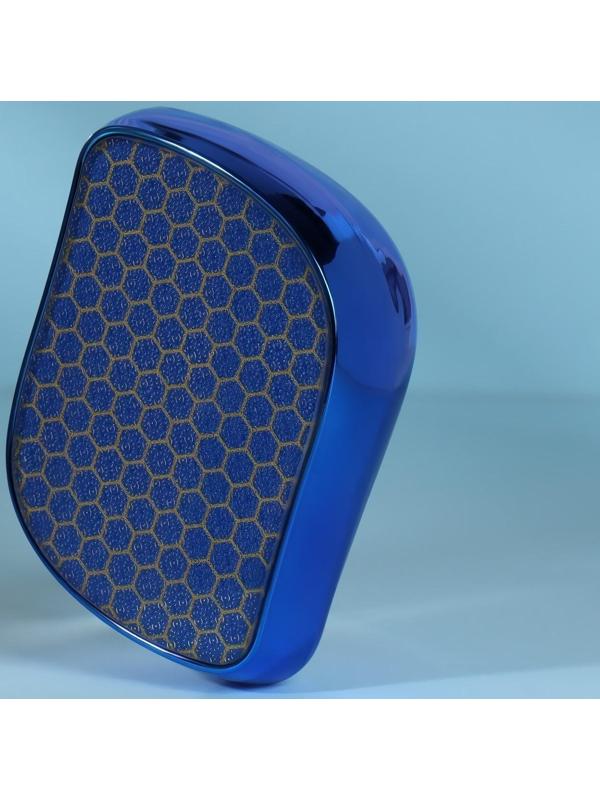 Стеклянная нано-тёрка для ног, 9 × 6,5 × 3 см, в картонной коробке, цвет синий