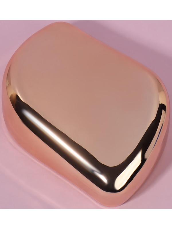 Стеклянная нано-тёрка для ног, 9 × 6,5 × 3 см, в картонной коробке, цвет золотистый