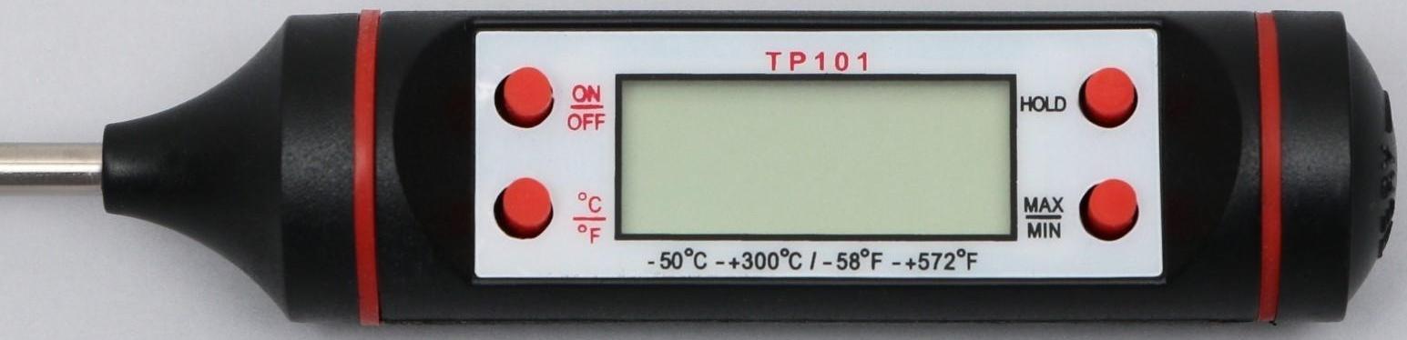 Кулинарный термометр «Живи со вкусом», чёрный