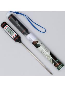 Кулинарный термометр «Живи со вкусом», чёрный