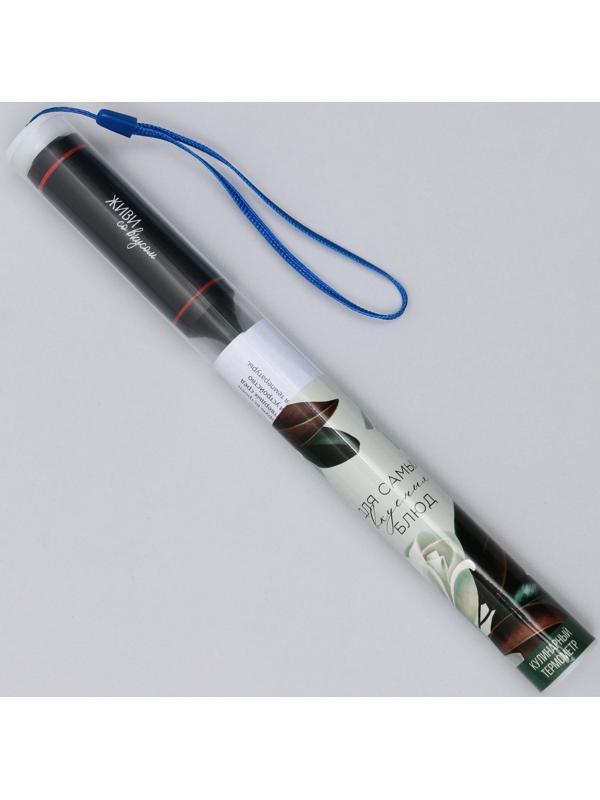 Кулинарный термометр «Живи со вкусом», чёрный