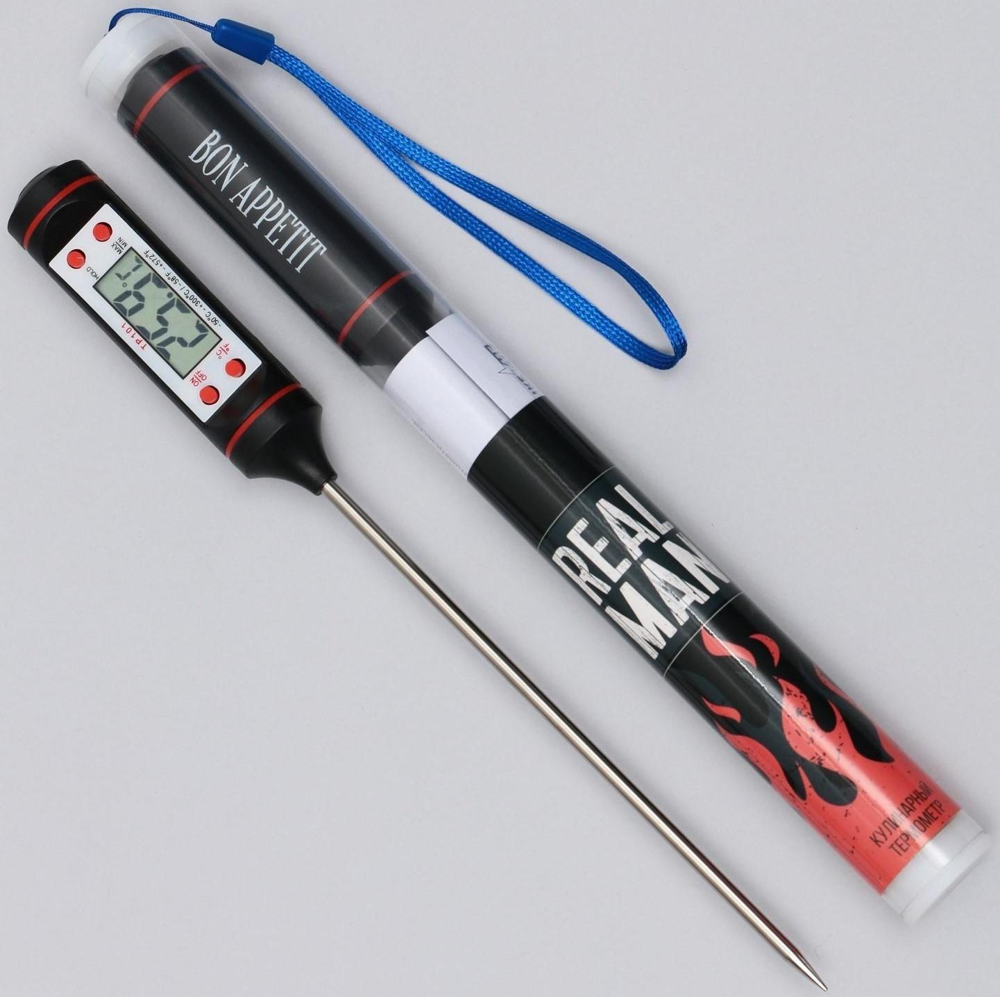 Кулинарный термометр «Bon appetit», чёрный