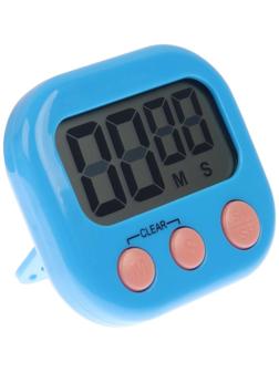 Таймер Luazon LB-18, электронный, голубой
