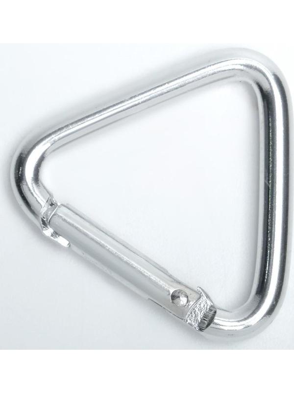 Карабин треугольник, 4см, микс