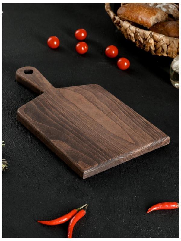 Набор разделочных досок на подставке Wild Kitchen, 34.5×19×2 см и 28.5×16 см, бук темный