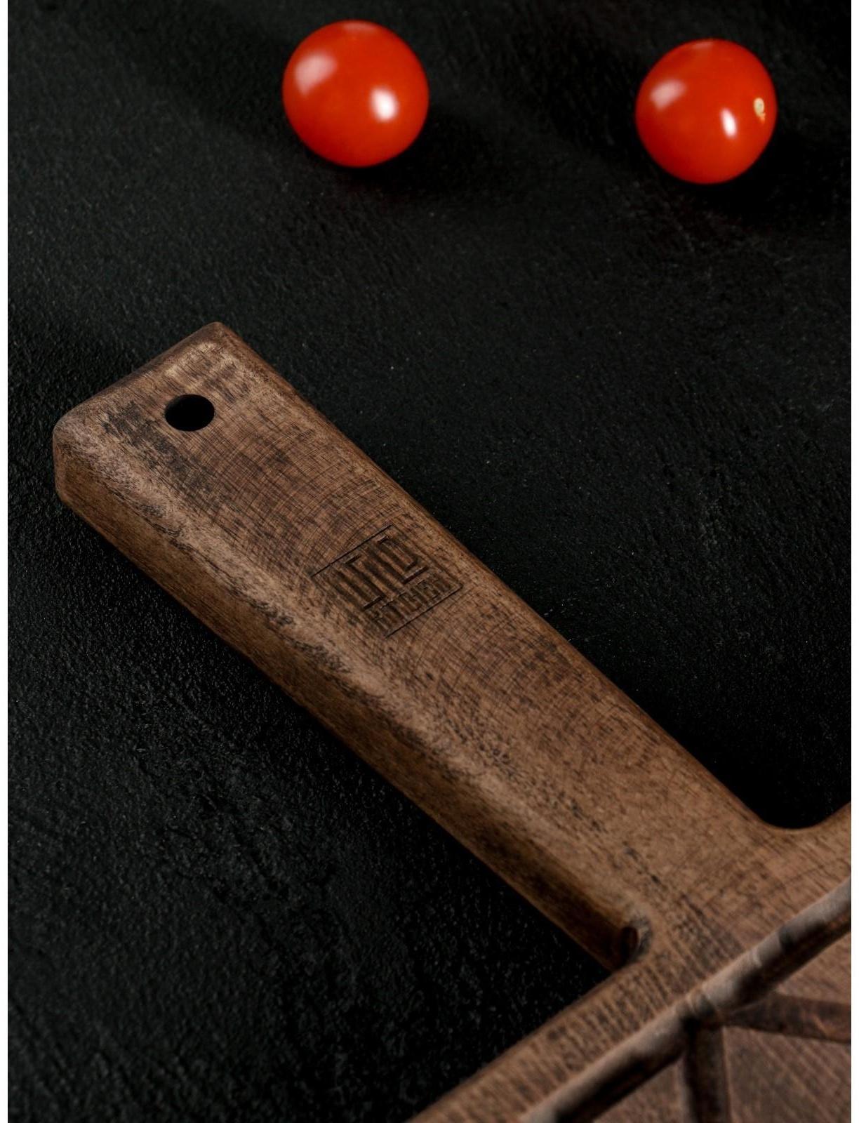 Разделочная доска для подачи Wild Kitchen, 42×22×2.5 см, граб темный