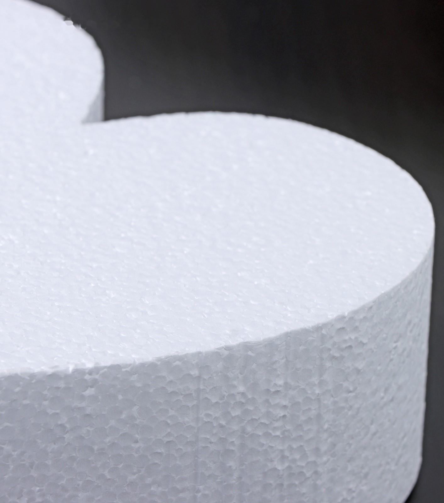 Фальшярус для торта «Сердце», d=22 см, h=7 см, цвет белый