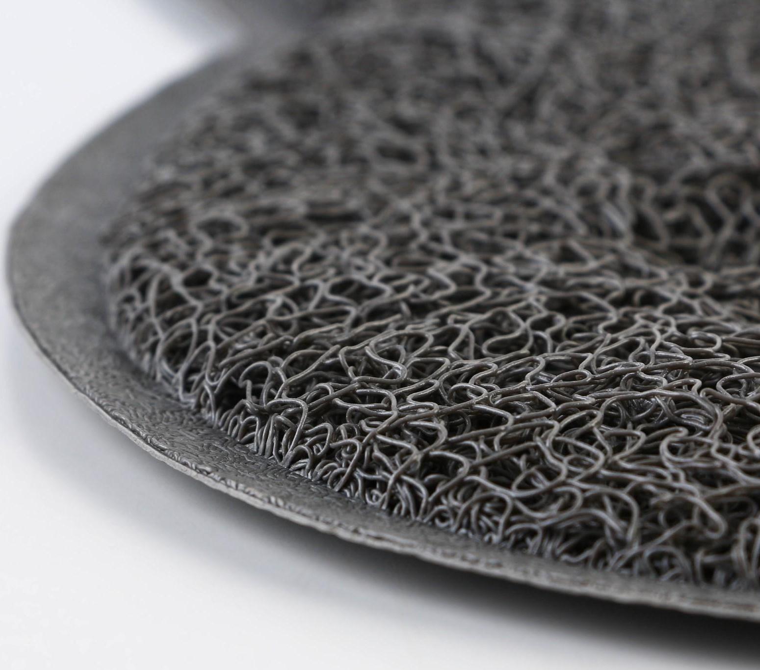 Коврик универсальный под миску и лоток «Мордочка», 30х40 см, серый