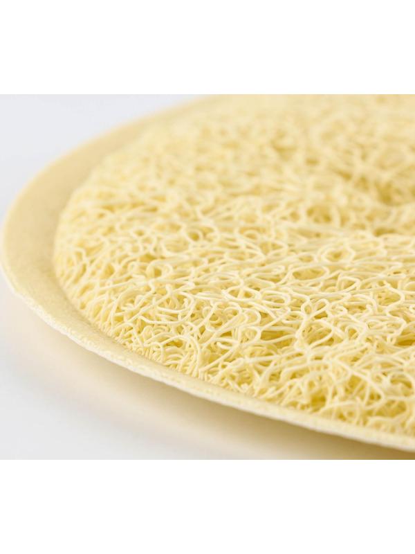 Коврик универсальный под миску и лоток «Мордочка», 30х40 см, бежевый