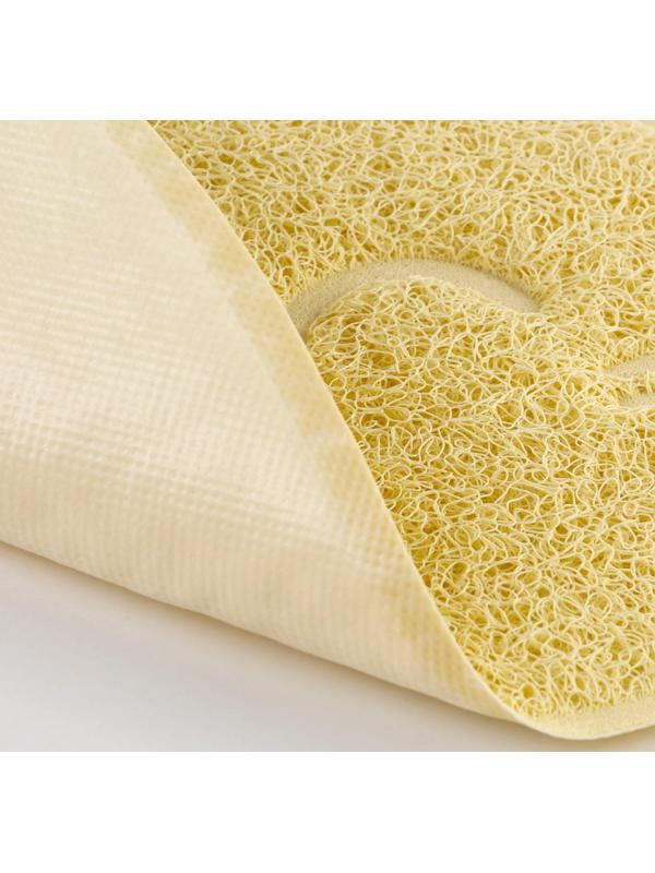 Коврик универсальный под миску и лоток «Мордочка», 30х40 см, бежевый