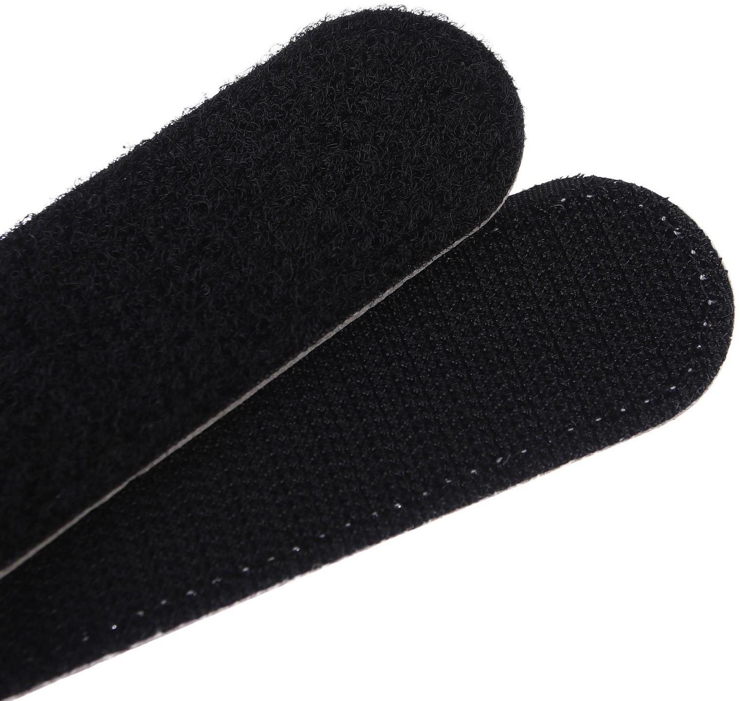 Карабин для сумки на коляску, липучка из экокожи, цвет серый