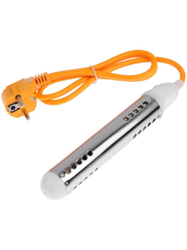 Электрокипятильник Luazon LEK 07, 1200 Вт, терморегулятор, скрытый нагрев, 220 В, белый