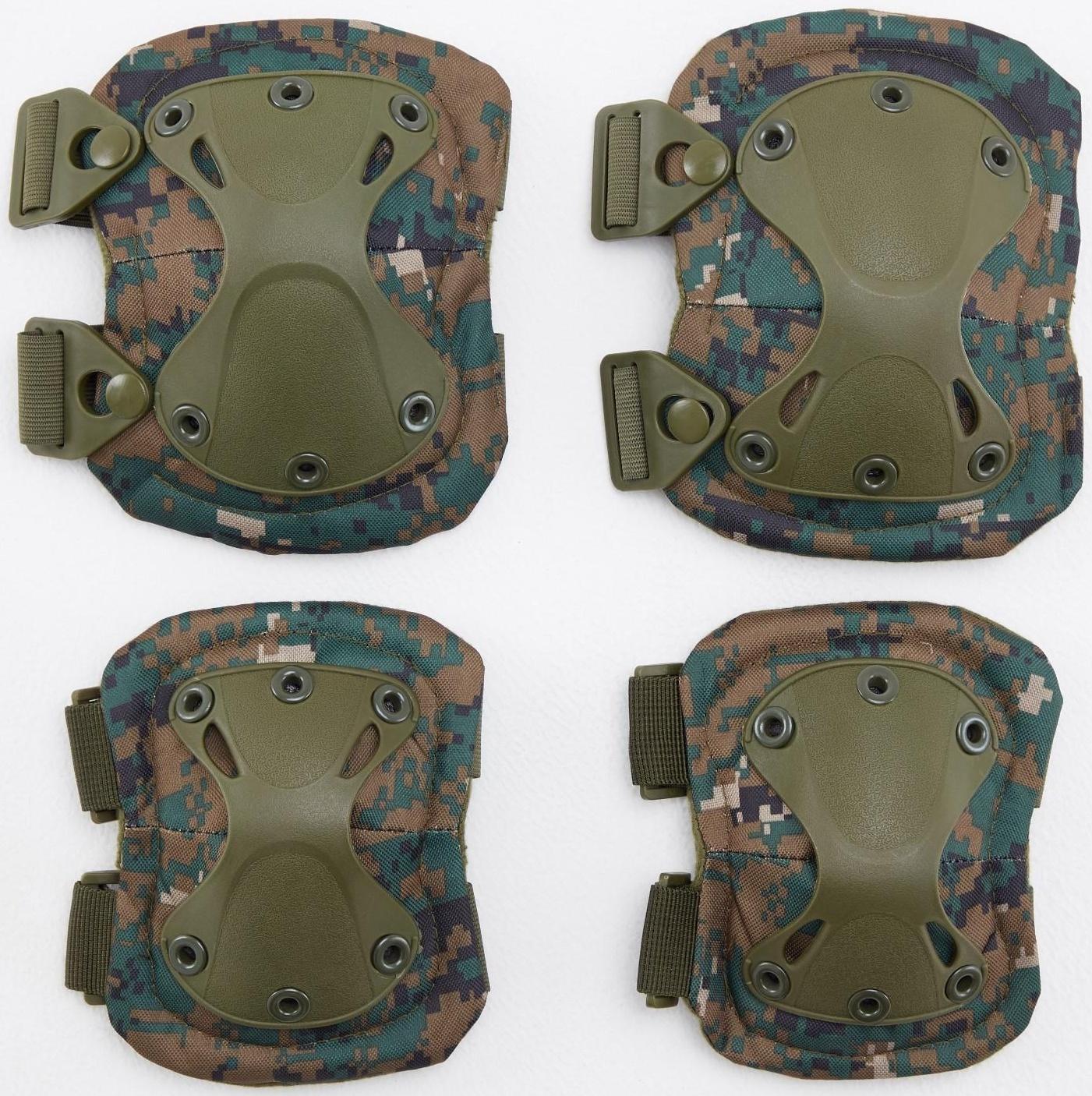 Набор 2 наколенника, 2 налокотника, пиксель
