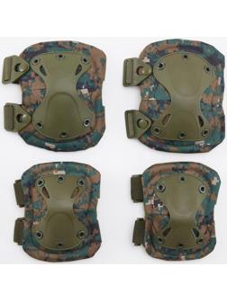 Набор 2 наколенника, 2 налокотника, пиксель