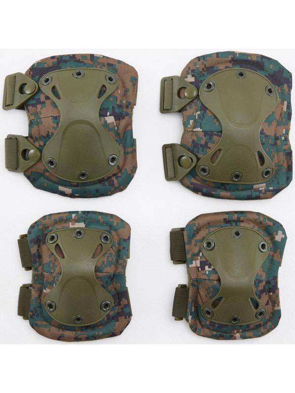 Набор 2 наколенника, 2 налокотника, пиксель