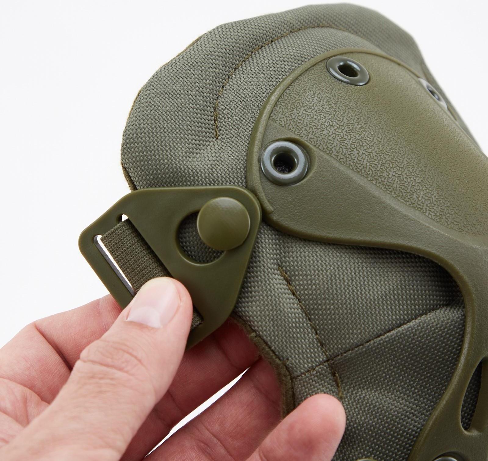 Набор 2 наколенника, 2 налокотника, зеленый