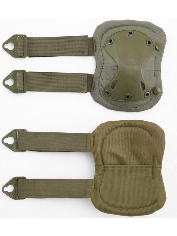 Набор 2 наколенника, 2 налокотника, зеленый