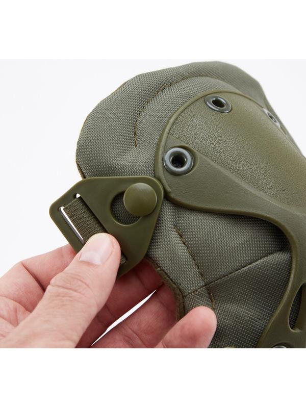 Набор 2 наколенника, 2 налокотника, зеленый