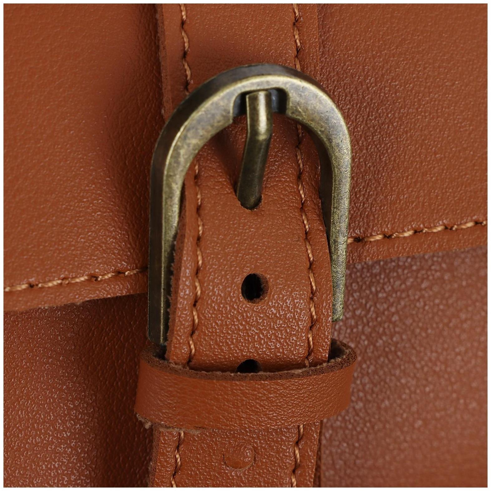 Велосумка на руль, цвет коричневый