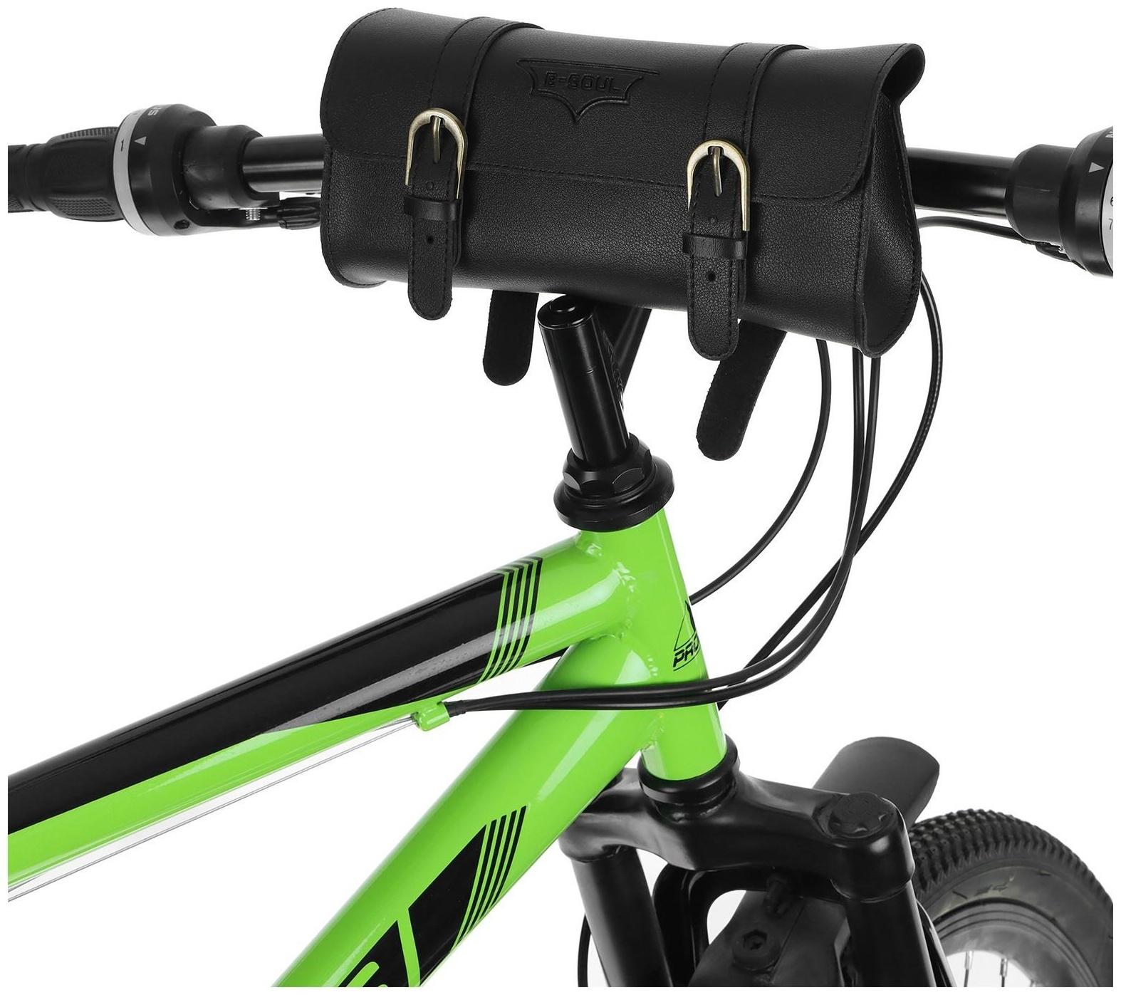 Велосумка на руль, цвет черный