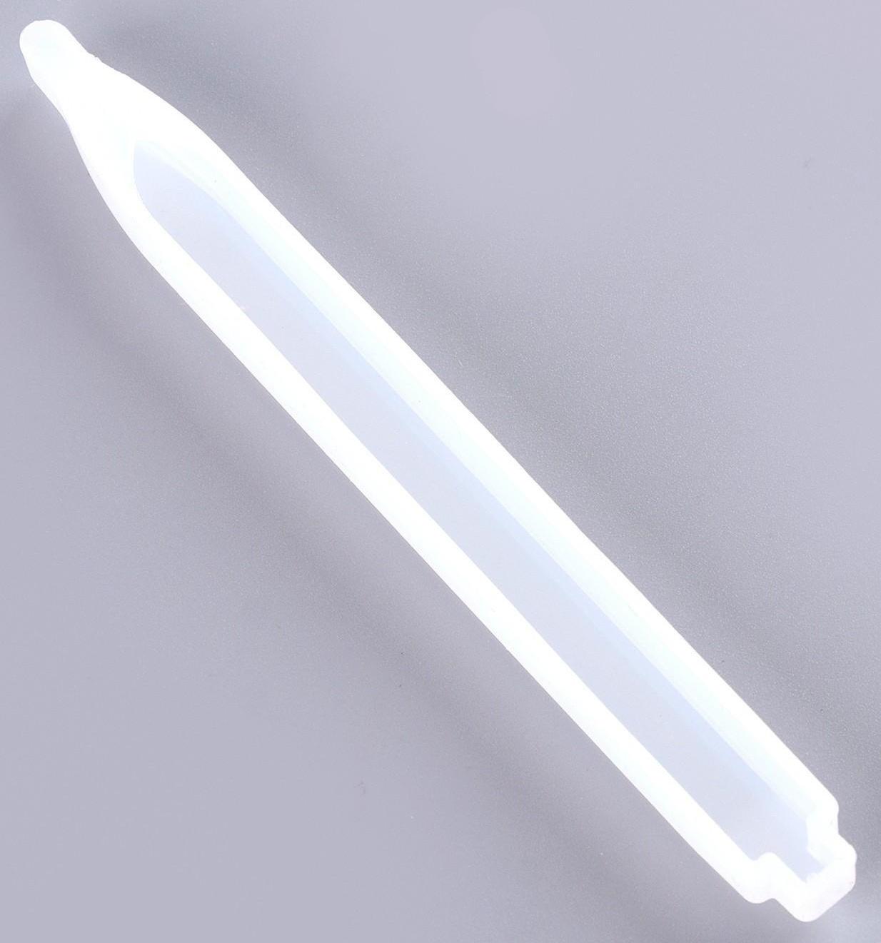 Форма силиконовая для эпоксидной смолы «Ручка» набор 2 шт., размер 1 шт. — 1,4 × 14,8 × 1,3 см