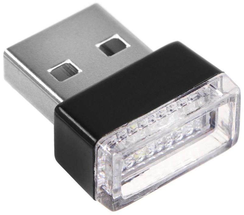 Подсветка в салон автомобиля, USB, белый