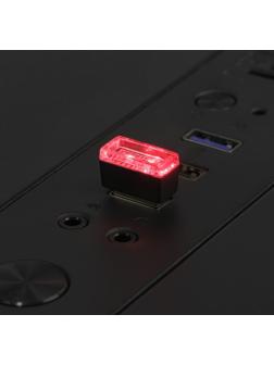 Подсветка в салон автомобиля, USB, красный