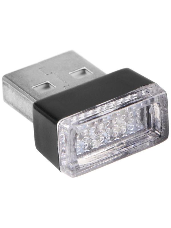 Подсветка в салон автомобиля, USB, красный