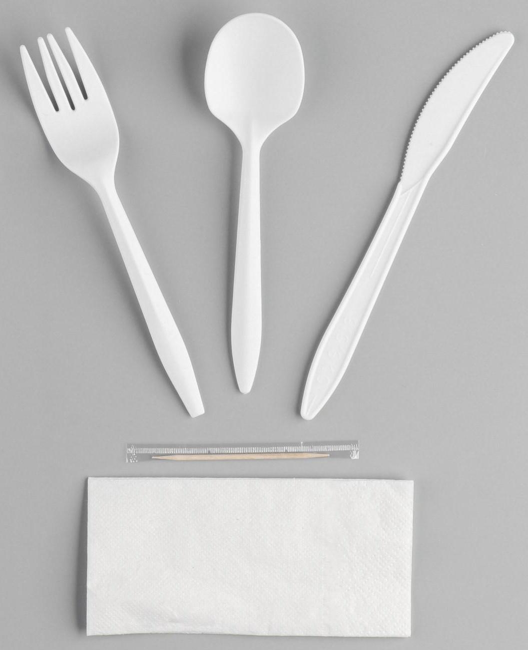 Набор биоразлагаемых приборов 