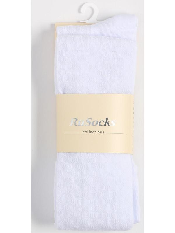 Колготки детские, цвет белый, рост 116-122 см