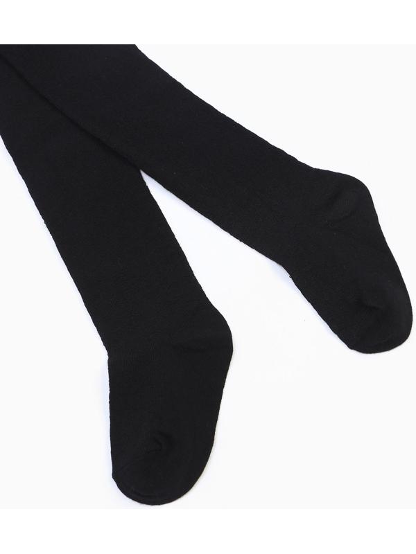 Колготки детские, цвет чёрный, рост 104-110 см