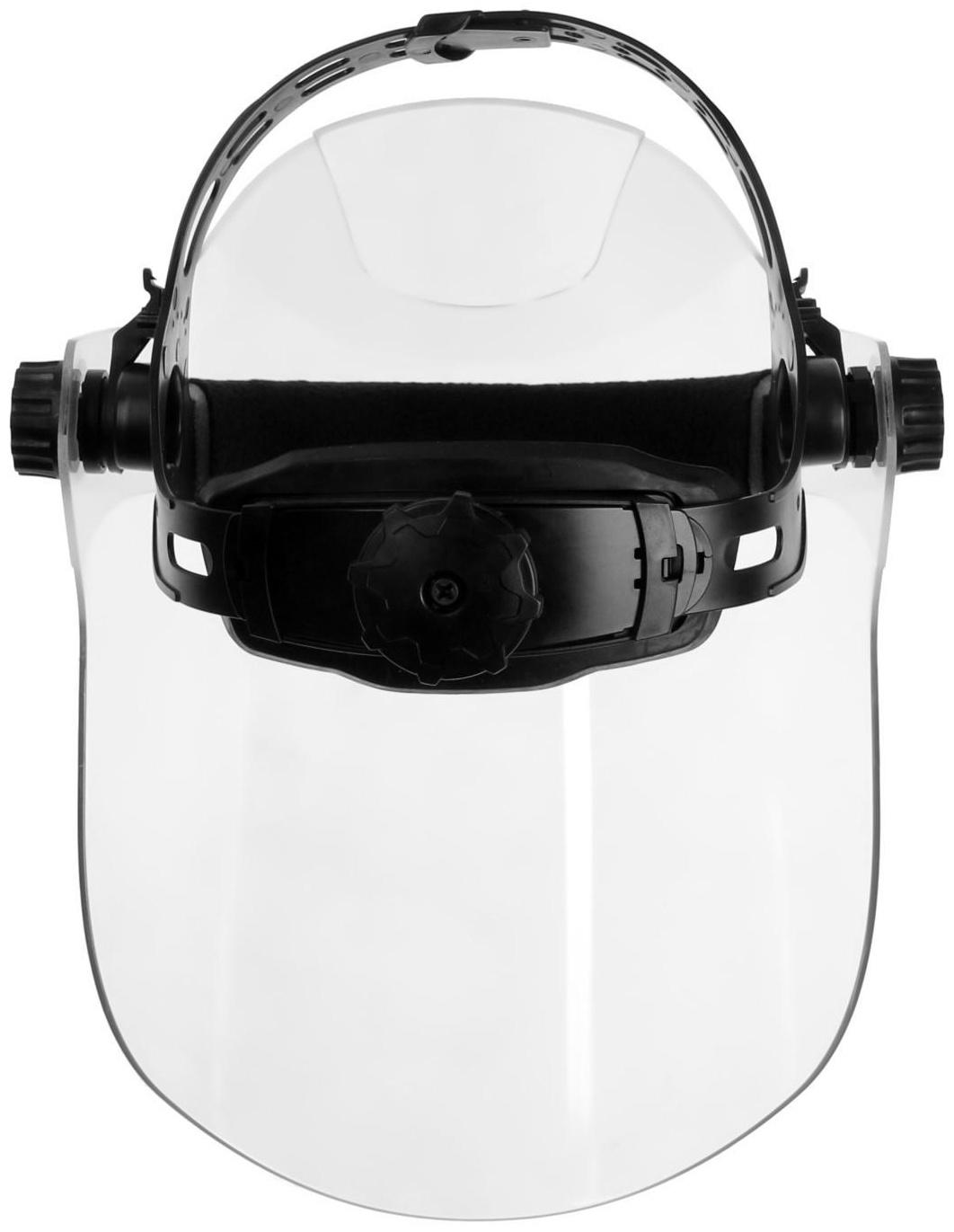 Щиток защитный WELDER Визор Профи, поликарбонат, пластиковое оголовье, храповый механизм