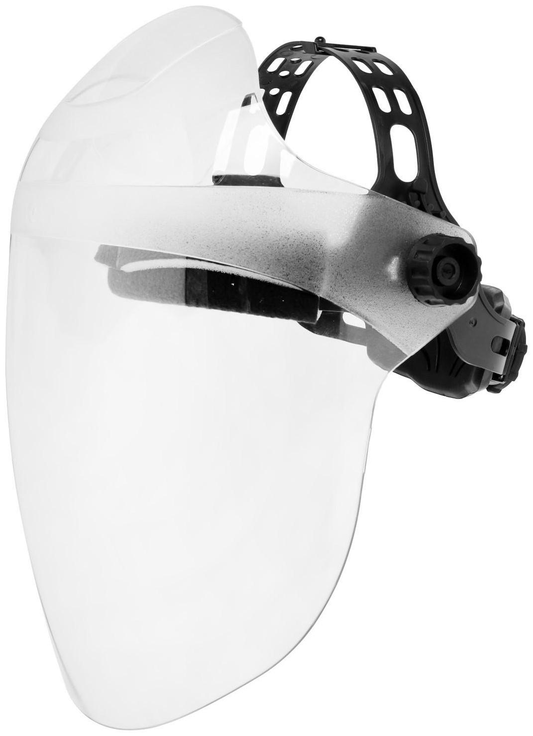 Щиток защитный WELDER Визор Профи, поликарбонат, пластиковое оголовье, храповый механизм