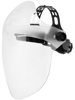 Щиток защитный WELDER Визор Профи, поликарбонат, пластиковое оголовье, храповый механизм